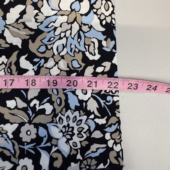 J. McLaughlin Halle Skirt Womens Size XL Reversible Stretch Floral Houndstooth - Picture 7 of 7